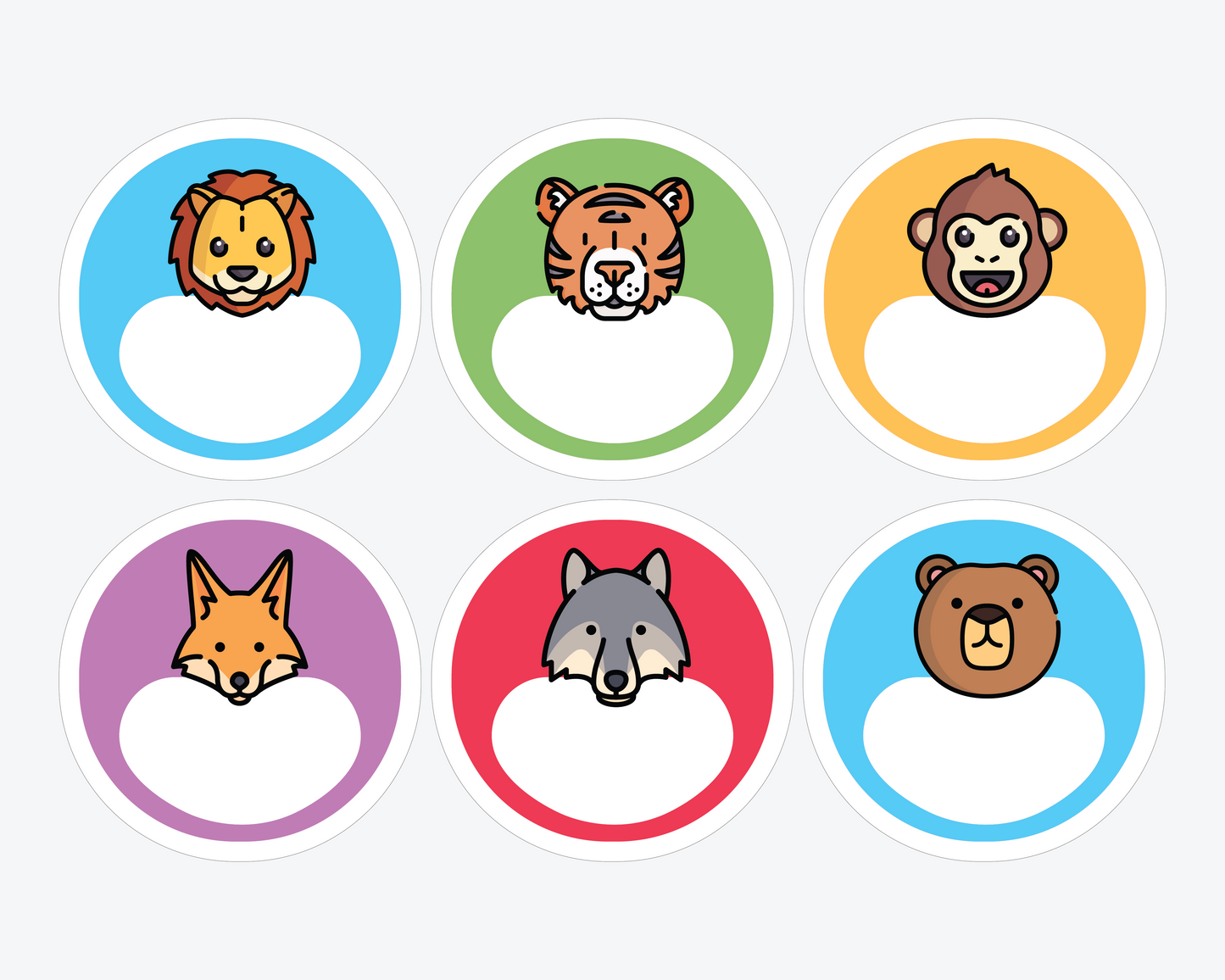 Round Labels