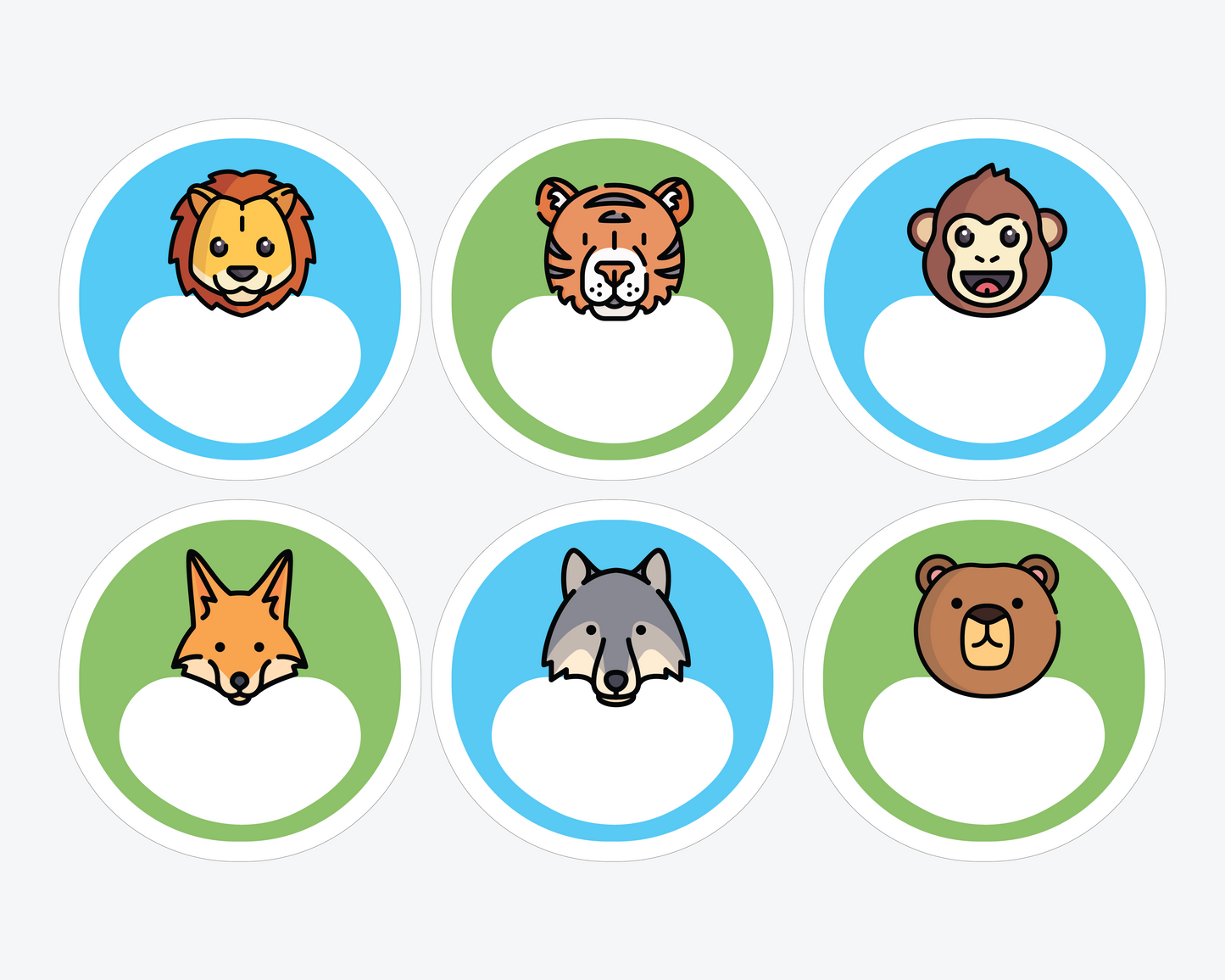 Round Labels