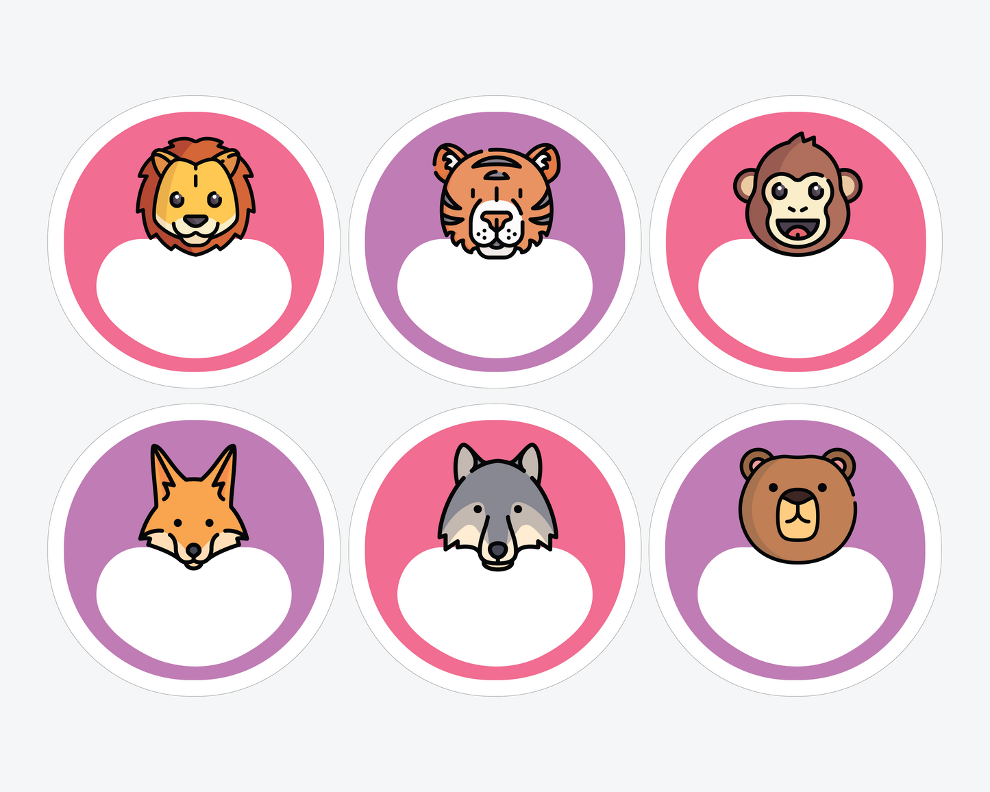 Round Labels